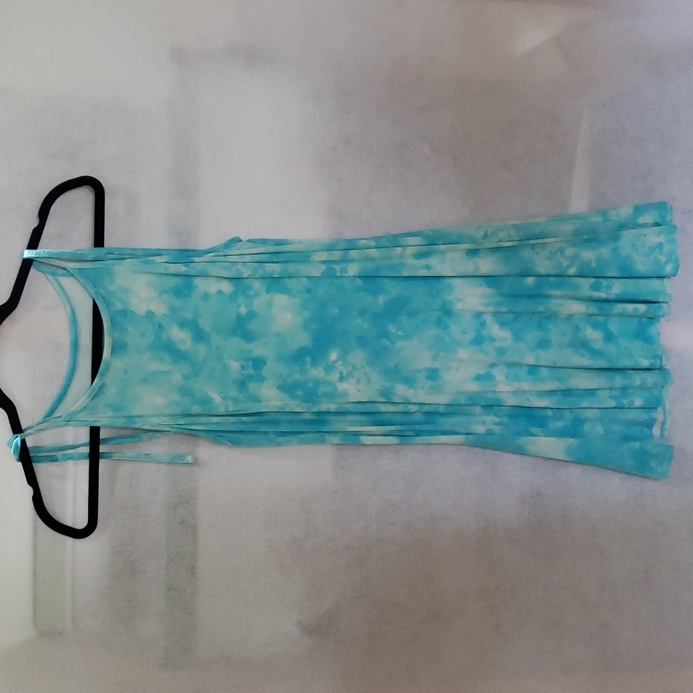 Decree dress blue/white